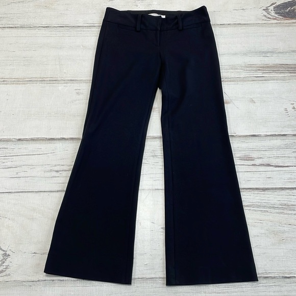 Diane Von Furstenberg Pants Women's 6 Black Bootcut - Picture 3 of 11